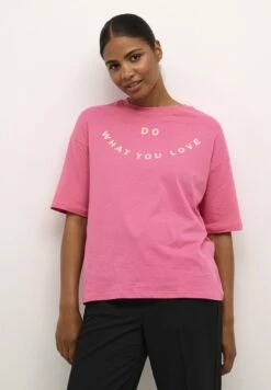 Kaffe Sonna - T-Shirt Print - Shocking Pink