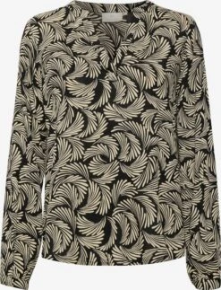 Kaffe Blouseshirts Blouse Marta Tilly Dames Zwart