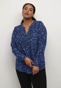 Kcjalu Bbb- Blouse - Blue Leopard Print