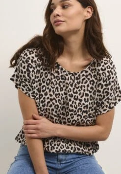 Kaffe Amber - Blouse - Chalk/Sand/Black Leo Print 9 Kaffe Amber - Blouse - Chalk/Sand/Black Leo Print -Kaffe Verkoopwinkel 749745f6aa704844a088695035973dca