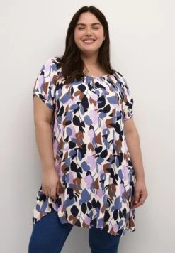 Kcmia- Tuniek - Sand Abstract Plant Print