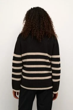 Kaffe Fijngebreide Truien Trui KAirina Dames Zwart -Kaffe Verkoopwinkel 75d484a37018f8f64073909c124ac566