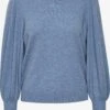 Kaffe Basic Truien Trui Luni Dames Blauw Gemêleerd