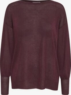 Kaffe Basic Truien Trui Aregina Dames Bordeaux