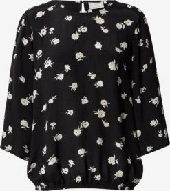 Kaffe Blouses Met Korte Mouw Blouse Obina Dames Zwart