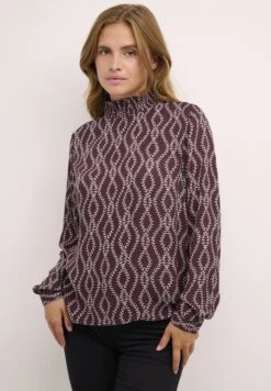 Kaffe Amber- Blouse - Winetasting Chalk Print