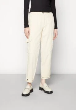 Kaffe Elektra Cropped Pants - Cargobroek - Washed Sand Dollar