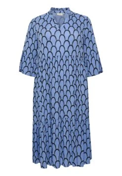 Erry Ami- Jurk - Blue Black Graphic Print -Kaffe Verkoopwinkel 7b966400b4ac4365bef16cdfcb8295e0