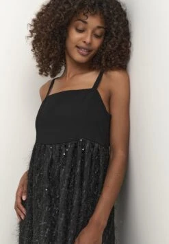 Kaffe Kalusinda- Cocktailjurk - Black Deep -Kaffe Verkoopwinkel 7d8f5160cb9348ffa9b5ce416b1fff82