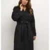 Kaffe Kalena- Trenchcoat - Black Deep