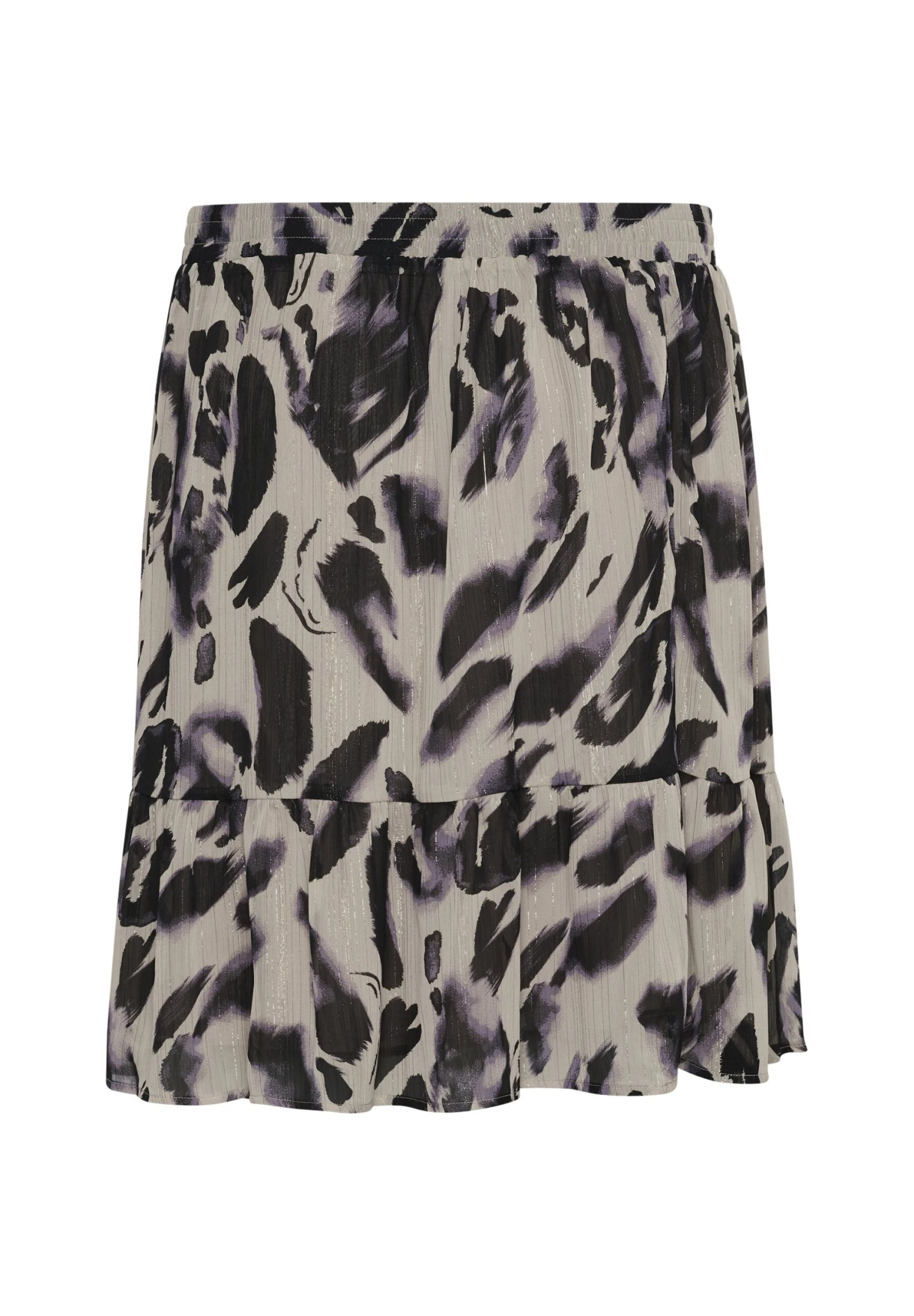 Curve Fiona - A-Lijn Rok - Black Feather Gray Leo 6 Curve Fiona - A-Lijn Rok - Black Feather Gray Leo - Afbeelding 6