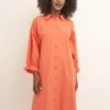 Kaffe Kakira - Blousejurk - Vermillion Orange