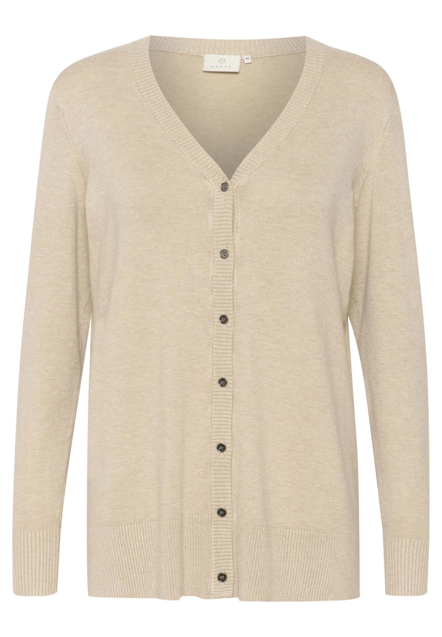 Kaffe Bpalona Long Sleeve- Vest - Feather Gray Melange 5 Kaffe Bpalona Long Sleeve- Vest - Feather Gray Melange - Afbeelding 5