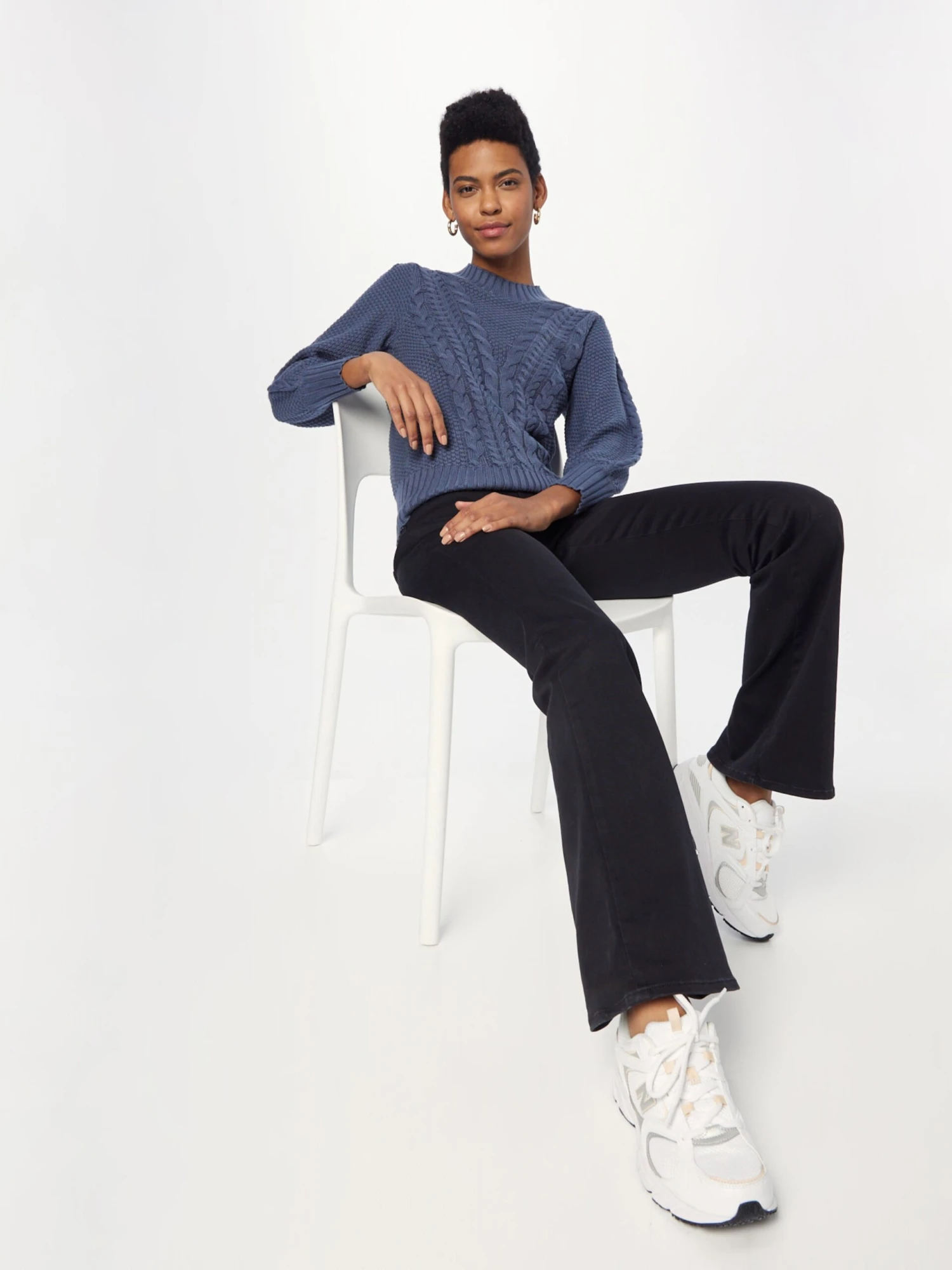 Kaffe Fijngebreide Truien Trui Cathrine Dames Marine 5 Kaffe Fijngebreide Truien Trui Cathrine Dames Marine - Afbeelding 5