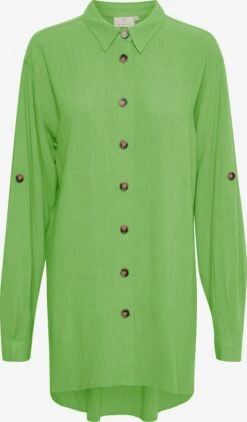 Kaffe Lange Blouses Blouse Aliny Dames Grasgroen