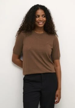 Kaffe Kalizza Short Sleeve - T-Shirt Basic - Soft Silt