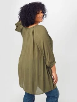 Tunieken Tuniek Ami Dames Olijfgroen -Kaffe Verkoopwinkel 80b23385b267f65a973694ee8b61919f