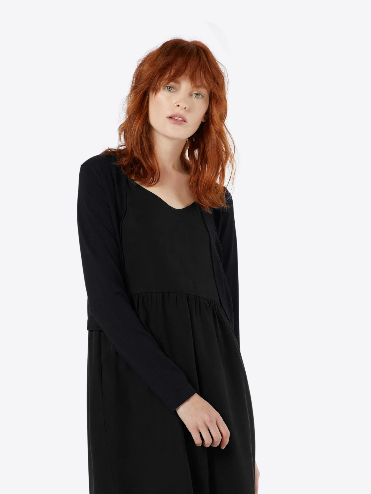 Kaffe Boleros Bolero Astrid Dames Zwart 4 Kaffe Boleros Bolero Astrid Dames Zwart - Afbeelding 4