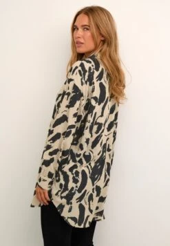 Kaffe Ditte - Overhemdblouse - Black Feather Gray Leo -Kaffe Verkoopwinkel 822513d9ad834054a8aa71d211572b69