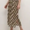 Kaffe With Elastic Waist - A-Lijn Rok - Leo Print