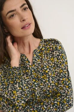 Kaffe Bpcora Elastic Long Sleeve Dress - Blousejurk - Multicoloured -Kaffe Verkoopwinkel 852ab72d184a4efb9366ccf89fd18d64