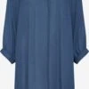 Kaffe Tunieken Tuniek Amber Dames Duifblauw