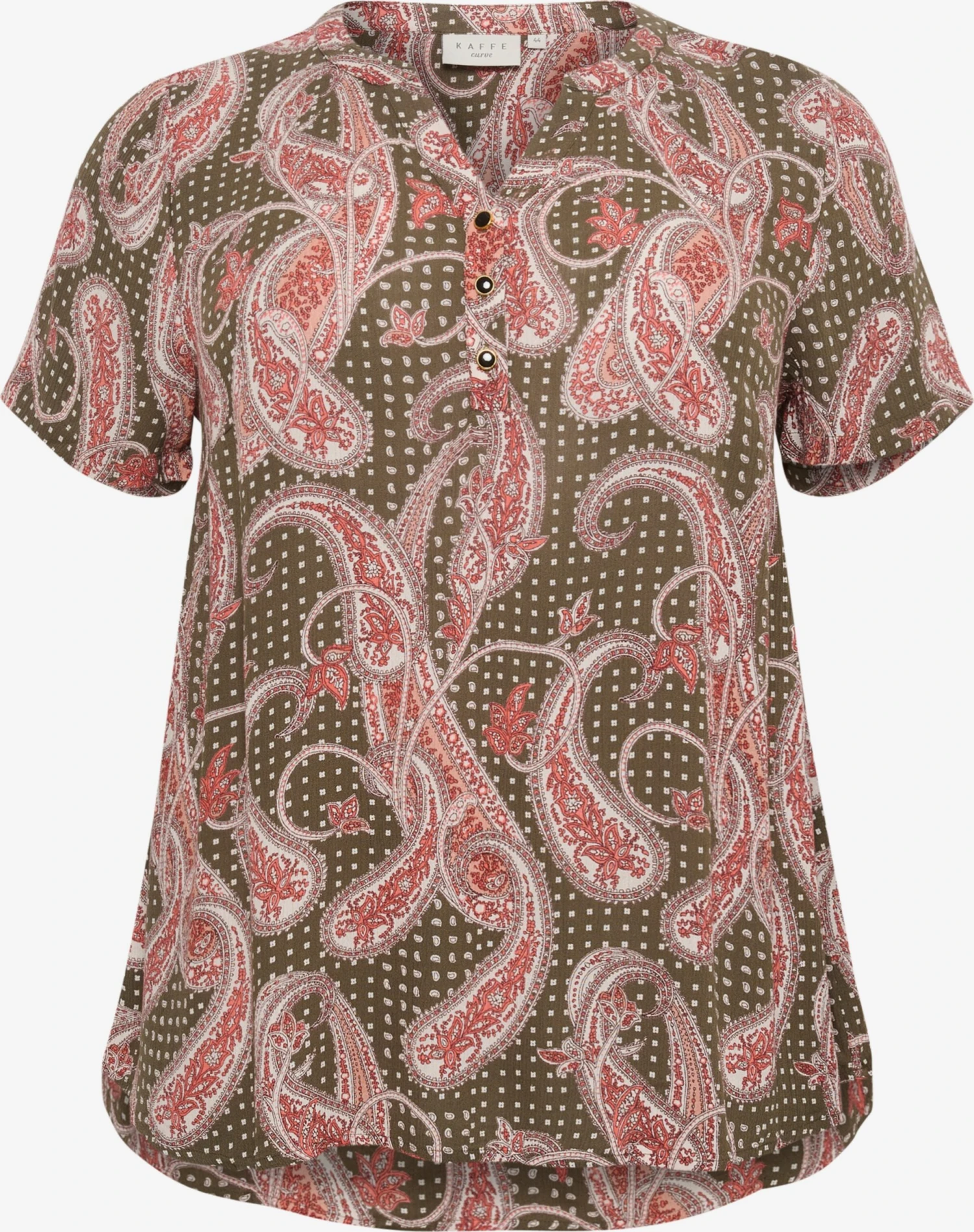 Blouses Met Korte Mouw Blouse Passa Dames Donkergroen 1 Blouses Met Korte Mouw Blouse Passa Dames Donkergroen