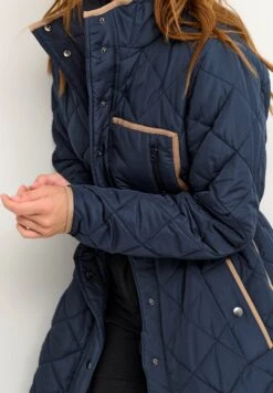 Kaffe Bpalya Quilted Jacket Coat - Winterjas - Midnight Marine -Kaffe Verkoopwinkel 87d986c99ff7458a97cf9fe5a5b1aab3