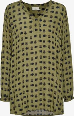 Kaffe Tunieken Tuniek Kajame Dames Olijfgroen / Riet