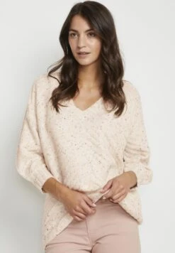 Kaffe Kapaige- Trui - Créme Brûlée Melange Multi Dot