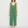 Kaffe Isolde Amber - Jumpsuit - Poison Green/Black