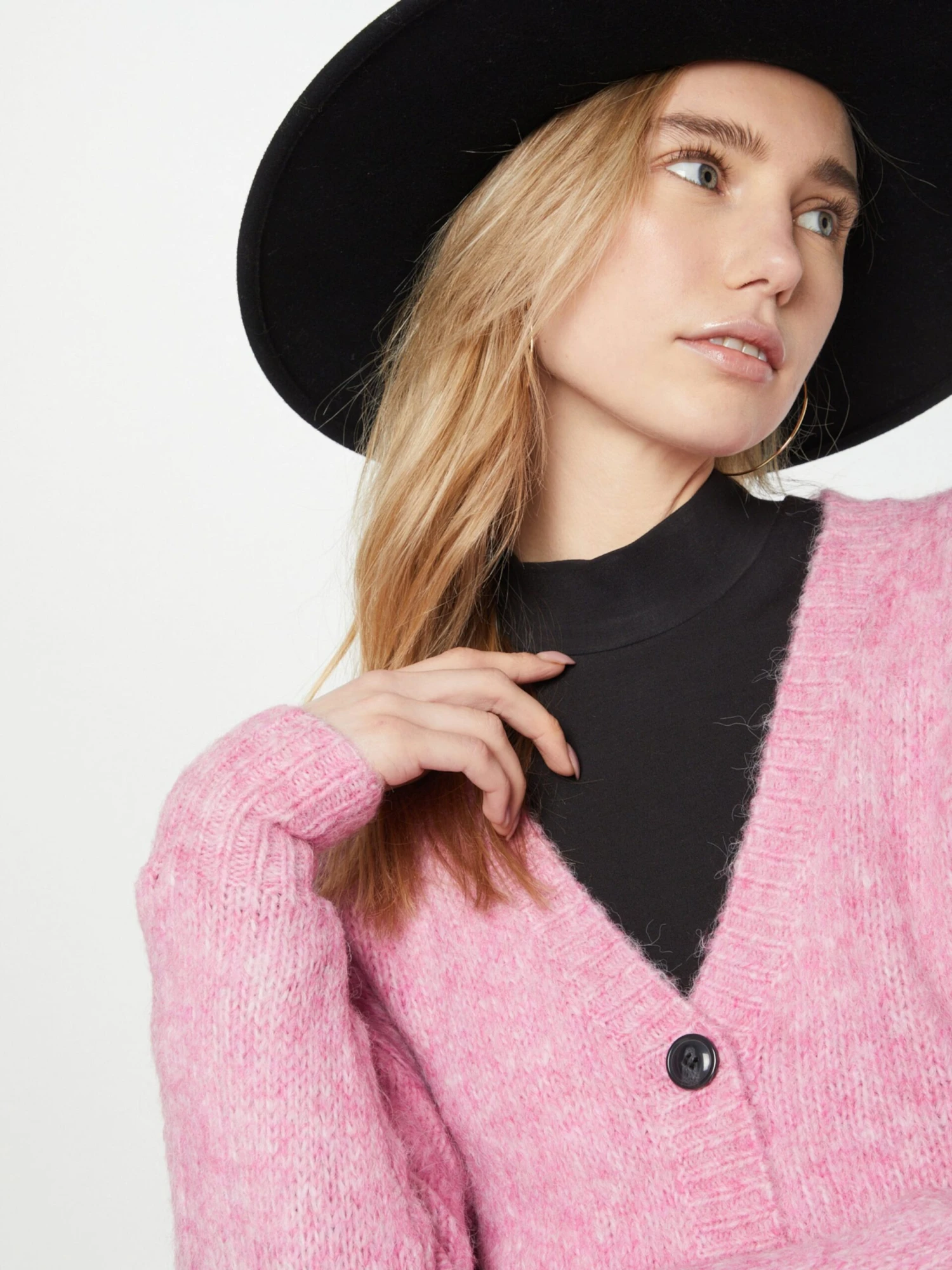 Kaffe Vesten Gebreid Vest Zaroline Dames Lichtroze 2 Kaffe Vesten Gebreid Vest Zaroline Dames Lichtroze - Afbeelding 2