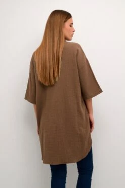 Kaffe Lange Blouses Blouse Vafla Dames Ombergrijs -Kaffe Verkoopwinkel 8d349abf935a44fddc74cfd8194638cc