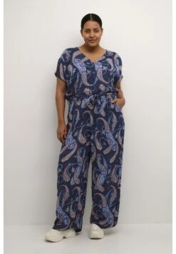 Kcilone- Jumpsuit - Dark Blue Paisley