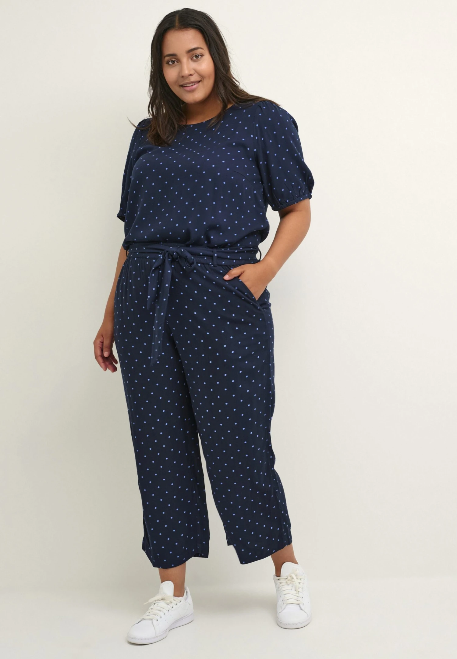 Kcdanka Culotte- Broek - Midnigt Marine Regatta Dot 2 Kcdanka Culotte- Broek - Midnigt Marine Regatta Dot - Afbeelding 2