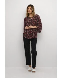 Kaffe Blouses Met Korte Mouw Blouse Kamarita Dames Gemengde Kleuren -Kaffe Verkoopwinkel 91b7a7e661c002f9d99959cde2ba750e