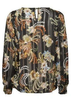 Kaffe Kasimi- Blouse - Black Red Multi Flower -Kaffe Verkoopwinkel 92cfdaf2e5994e12b0d143c555e50e4c