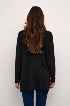 Kaffe Vesten Gebreid Vest Enia Dames Zwart -Kaffe Verkoopwinkel 9386944580a8570966bbae25129ed577
