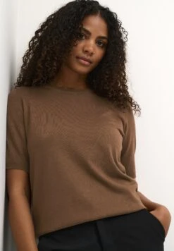 Kaffe Kalizza Short Sleeve - T-Shirt Basic - Soft Silt -Kaffe Verkoopwinkel 93e9ad2ebcf84ff2b6f05b9e993c8840