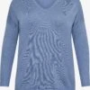Basic Truien Trui Machi Dames Smoky Blue