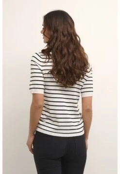 Kaffe Kamala - T-Shirt Print - Chalk/Black -Kaffe Verkoopwinkel 98c23636c35747f4b38f71aed0fd8581