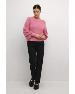 Kaffe Fijngebreide Truien Trui Dames Roze Gemêleerd -Kaffe Verkoopwinkel 99ad814d438a9138ff02a95ad0e01685