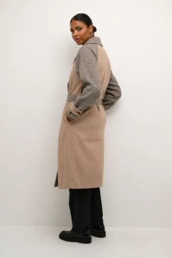 Kaffe Tussenmantels Tussenmantel Zizo Dames Beige Gemêleerd -Kaffe Verkoopwinkel 9b365ab97668ed437674c33559a25c35