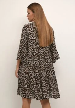 Kaffe Kaisolde Amber- Jurk - Feather Gray Leo Print -Kaffe Verkoopwinkel 9c5dc375f94341e981e9669bab8571c8