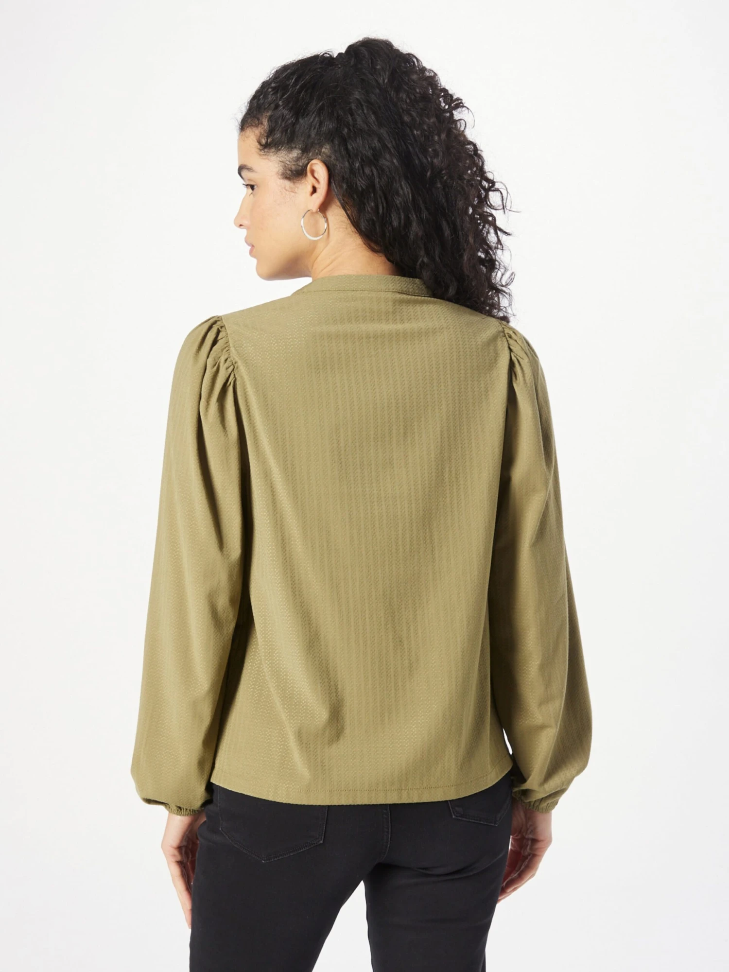 Kaffe Blouseshirts Blouse Mattie Dames Olijfgroen 4 Kaffe Blouseshirts Blouse Mattie Dames Olijfgroen - Afbeelding 4