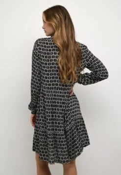 Kaffe Sally Amber - Jurk - Black Chalk Graphic Print -Kaffe Verkoopwinkel a01bfe6a539e4703b6d976974d30e65f