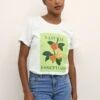 Kaffe Norma - T-Shirt Print - Green Fruits