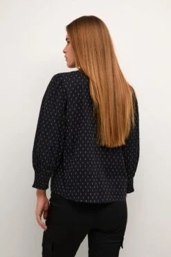 Kaffe Overhemden Blouse Silona Dames Zwart -Kaffe Verkoopwinkel a16bdb9d41e3ef0080b429544aa808ee