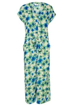 Kaffe Kaida - Jumpsuit - Green And Blue Digital Flower -Kaffe Verkoopwinkel a1e6e8a651584cfe9d7a88f1670b2a77