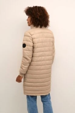 Kaffe Korte Mantels Wintermantel Dames Beige -Kaffe Verkoopwinkel a343921b587f6a629061240ea1652bac